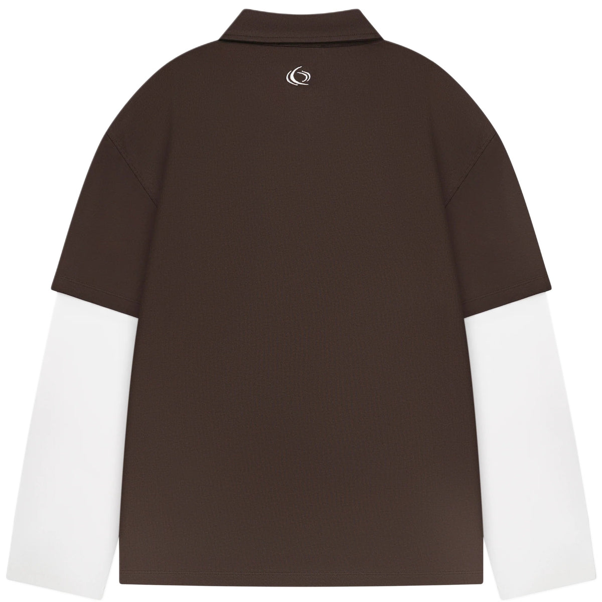 Quotrell Function Langarm-Poloshirt Braun