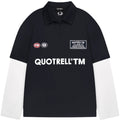 Quotrell Function Langarm-Poloshirt Marine