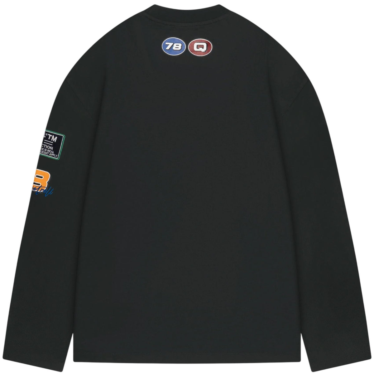 Quotrell Grid Longsleeve T-shirt Schwarz