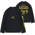 Quotrell Moving Langarm-T-shirt Marine/Dunkelgrün