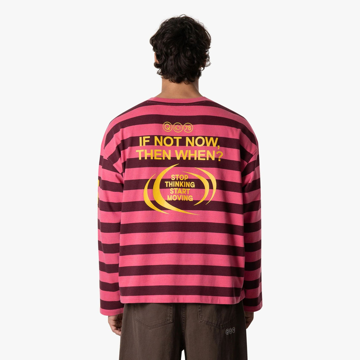 Quotrell Moving Longsleeve T-shirt Rosa/Bordeaux
