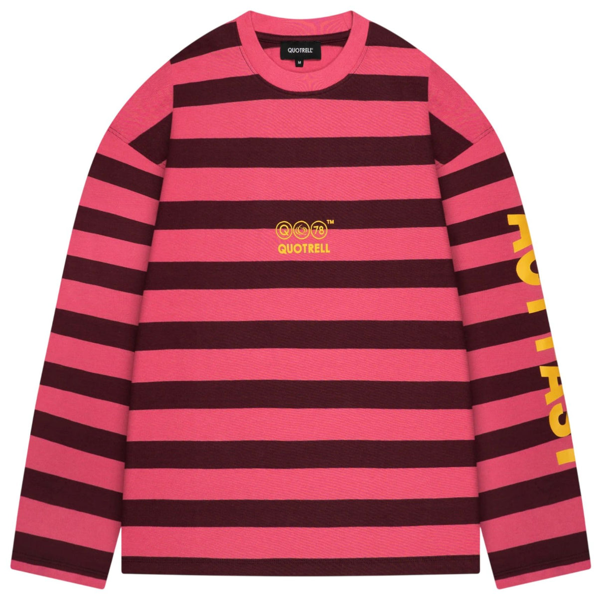 Quotrell Moving Longsleeve T-shirt Rosa/Bordeaux