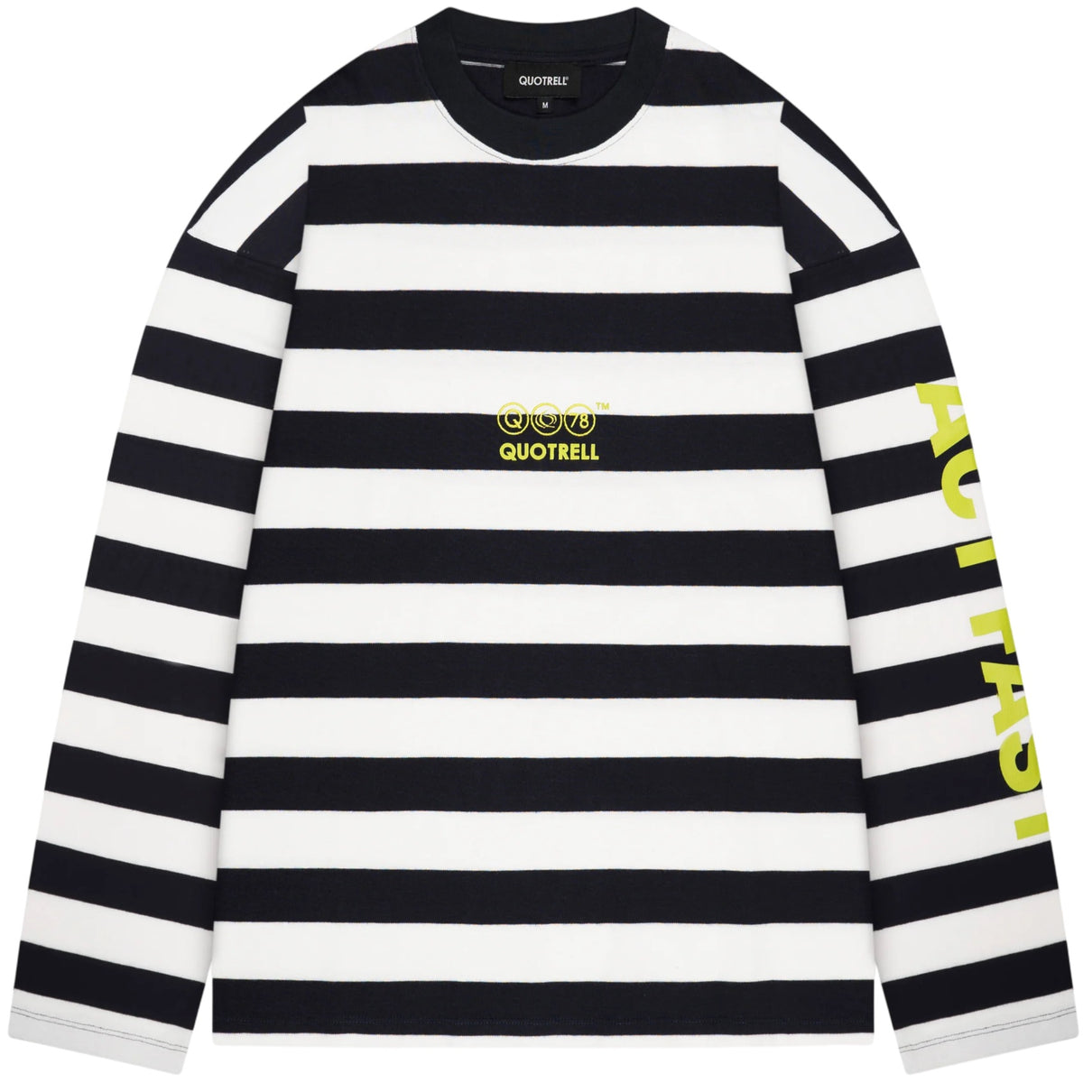 Quotrell Moving Longsleeve T-shirt Weiß/Marine