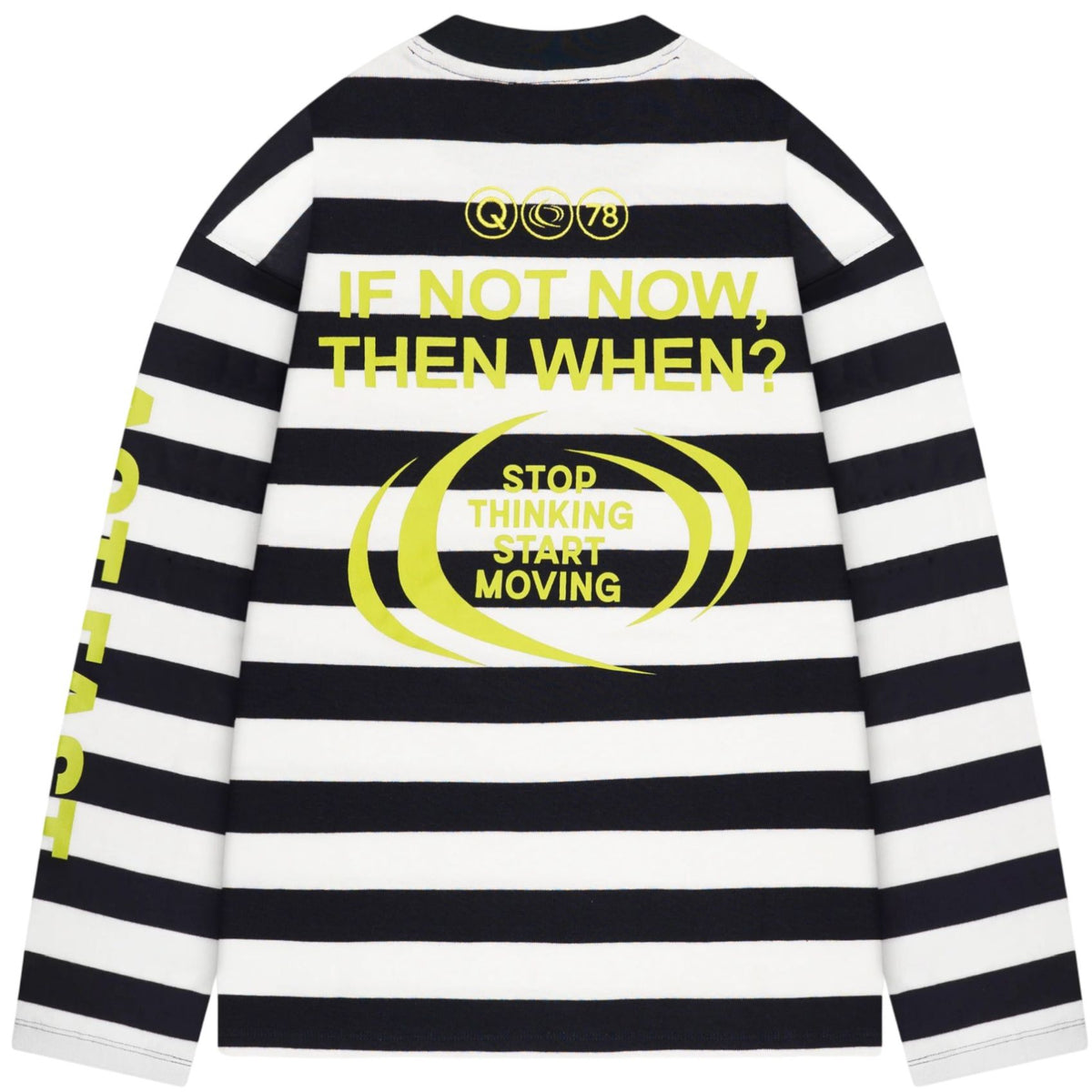 Quotrell Moving Longsleeve T-shirt Weiß/Marine