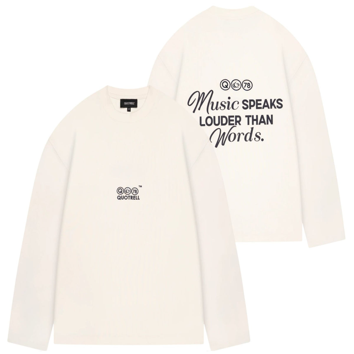 Quotrell Will Longsleeve T-shirt Offwhite