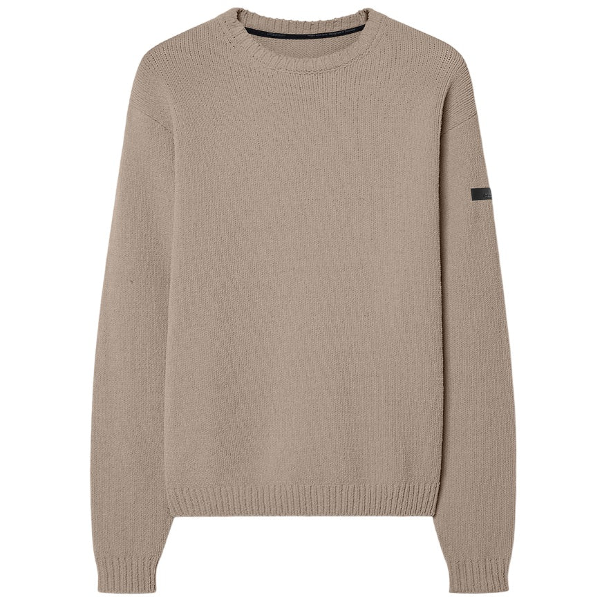 Roberto Ricci Designs Cinematt Round Knit Pullover Beige