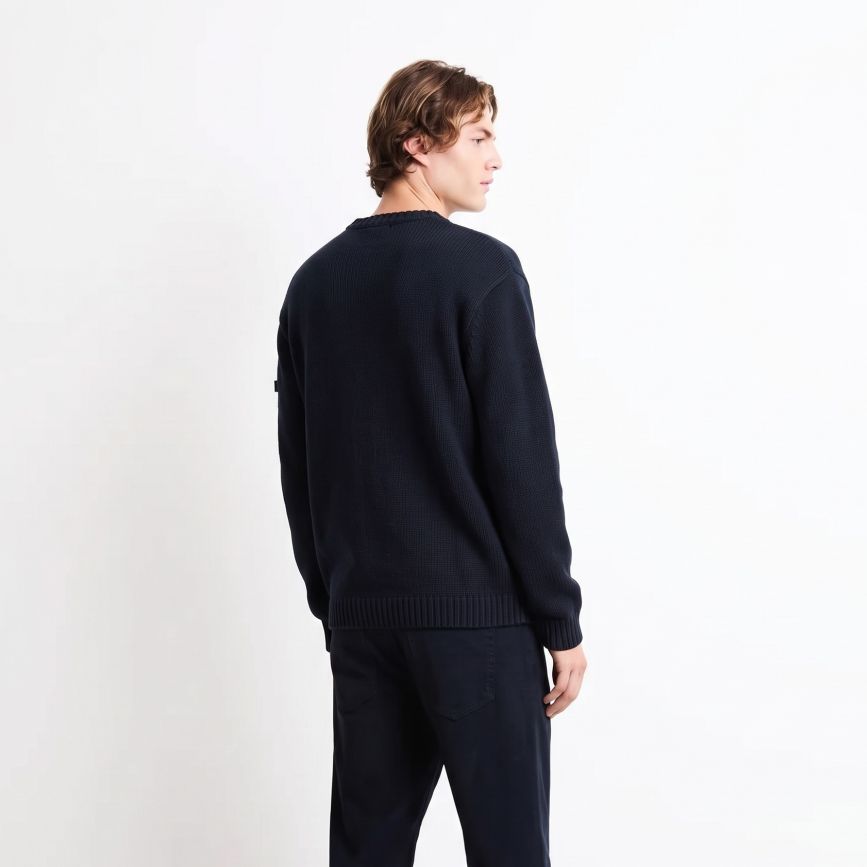 Roberto Ricci Designs Cinematt Round Knit Pullover Marine