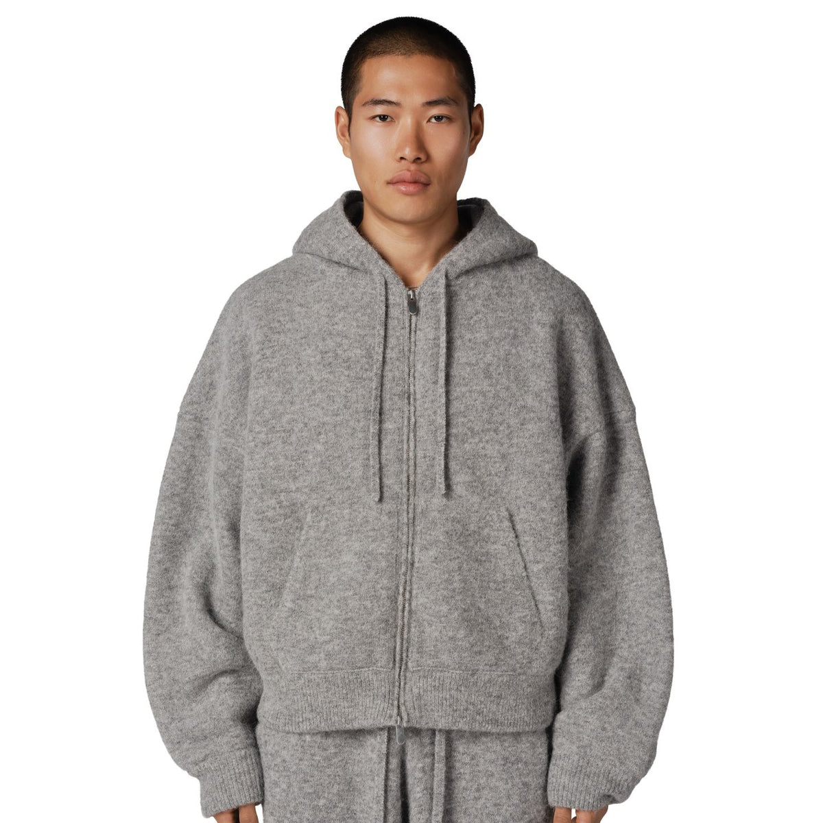 Seventh Alpaca Knit V2 Jacke Grau