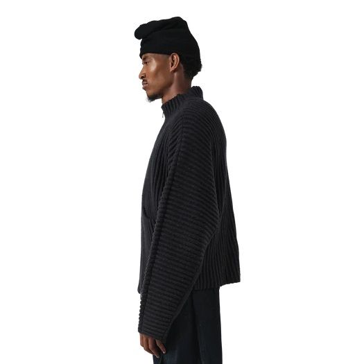Seventh Globe Rib Knit Cardigan Marine