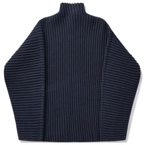 Seventh Globe Rib Knit Cardigan Marine