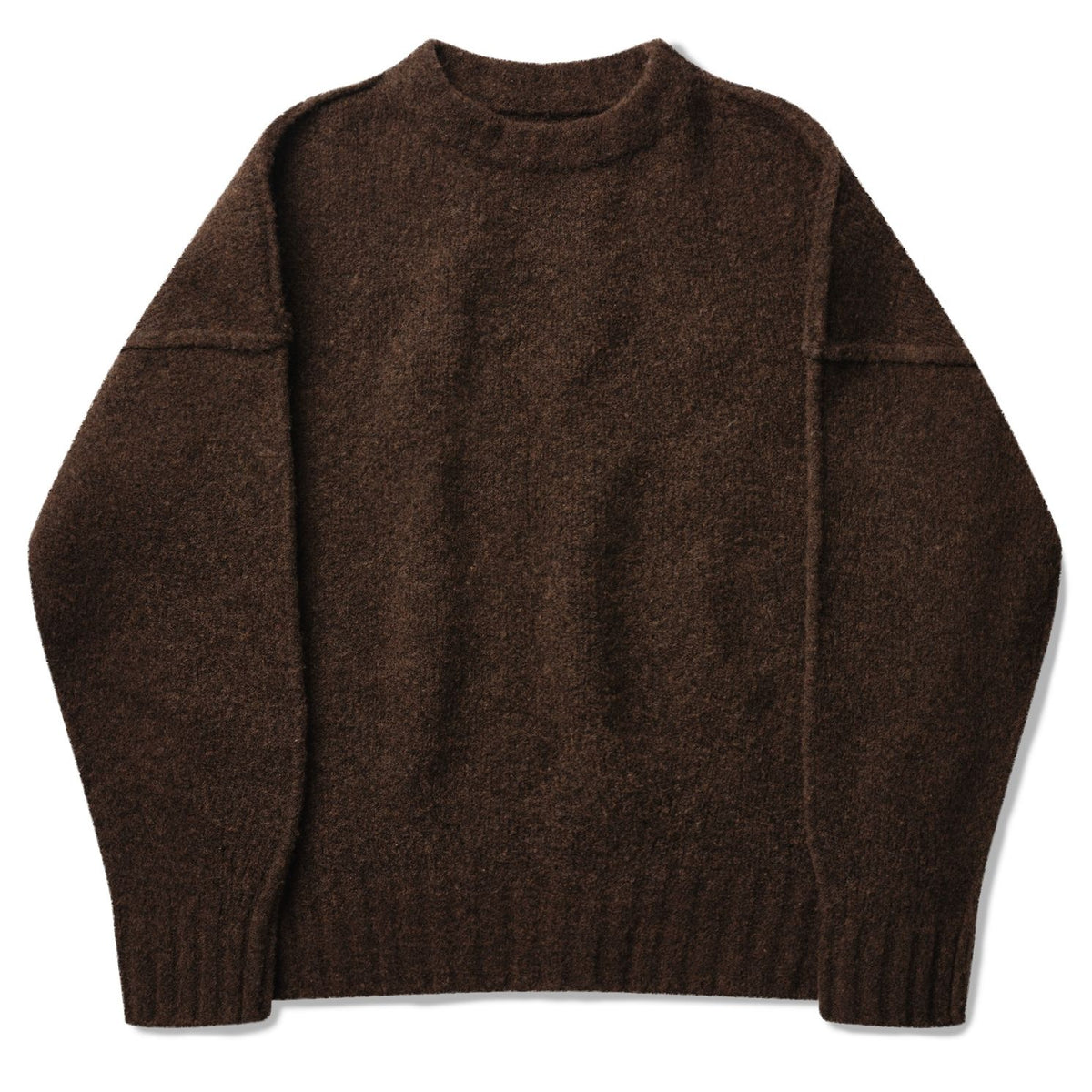 Seventh Wool Knit Pullover Braun