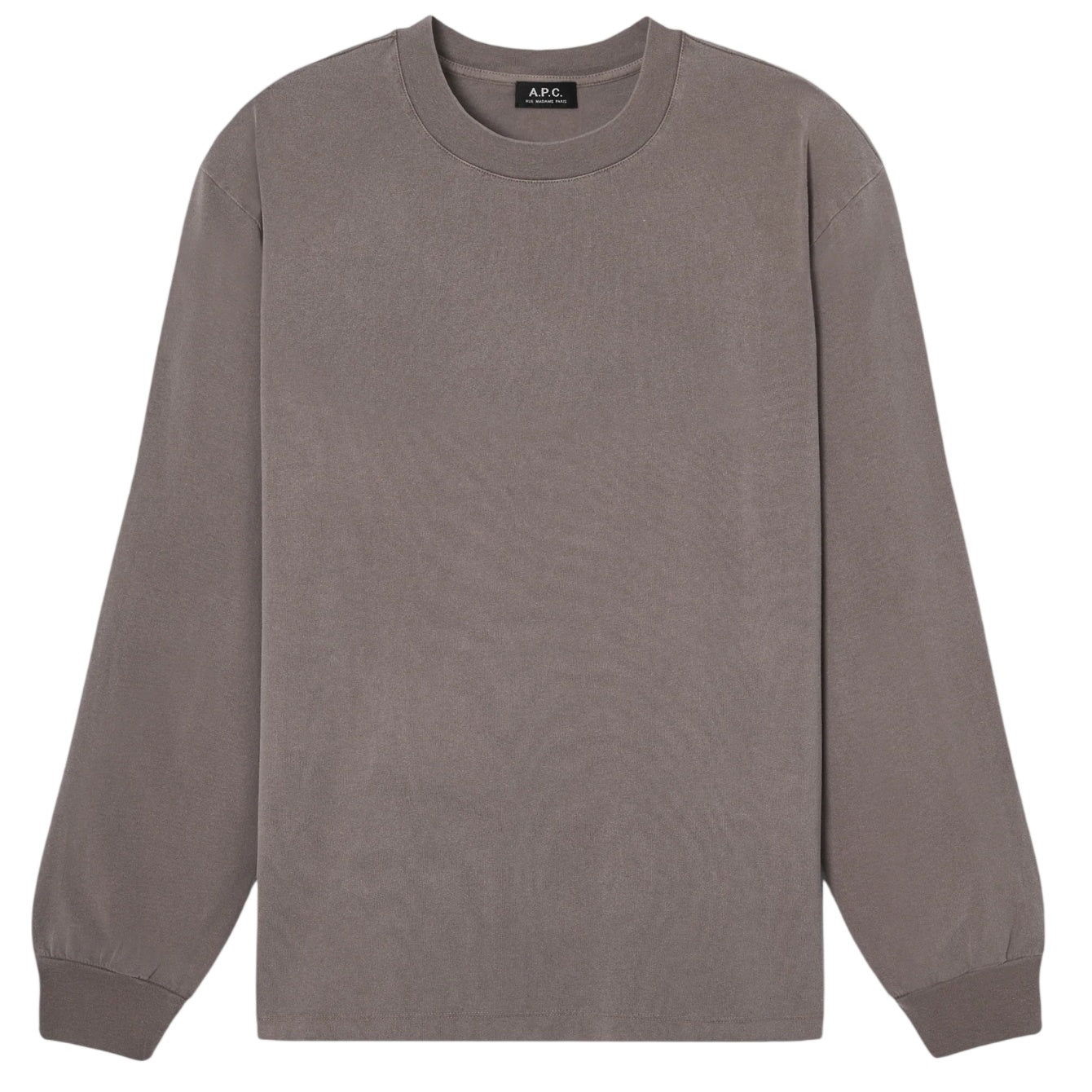 A.P.C. Hiver26 Langarm-T-shirt Braun