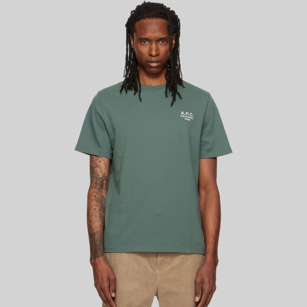 A.P.C. Standard Rue Madame T-shirt Dunkelgrün