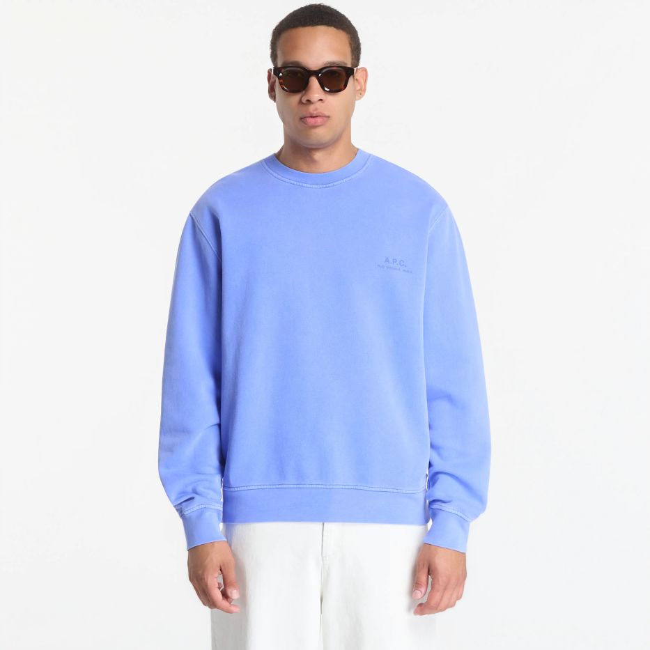 A.P.C. Fernando Pullover Blau