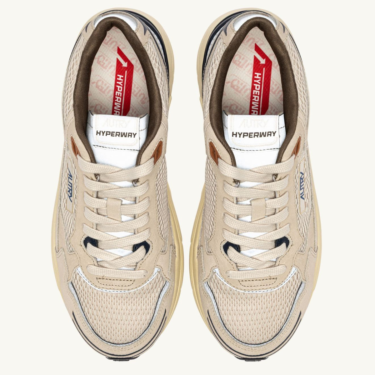 Autry Hyperway Low Sneaker Beige
