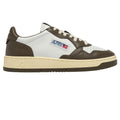 Autry Medalist Low Sneaker Weiß/Braun