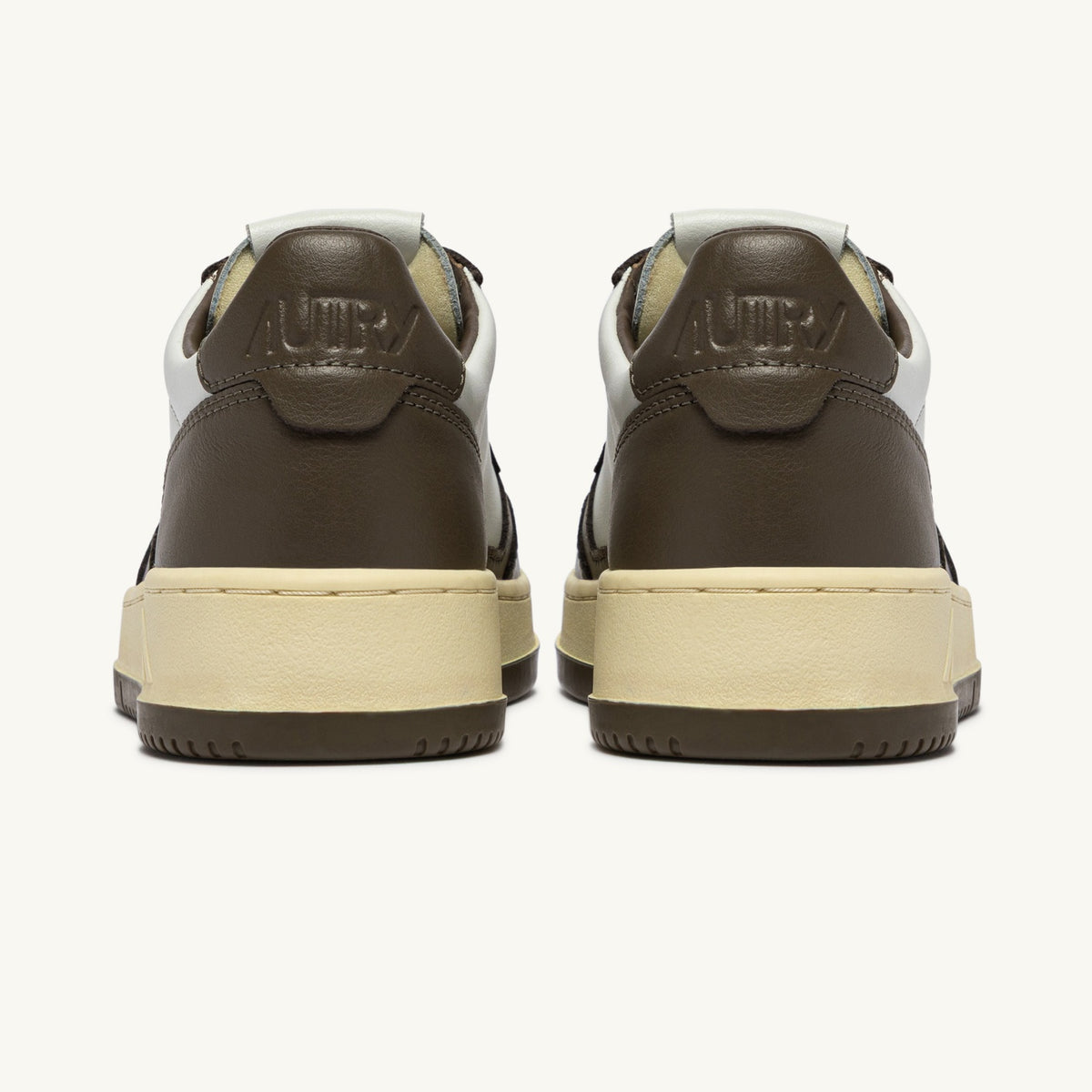 Autry Medalist Low Sneaker Weiß/Braun