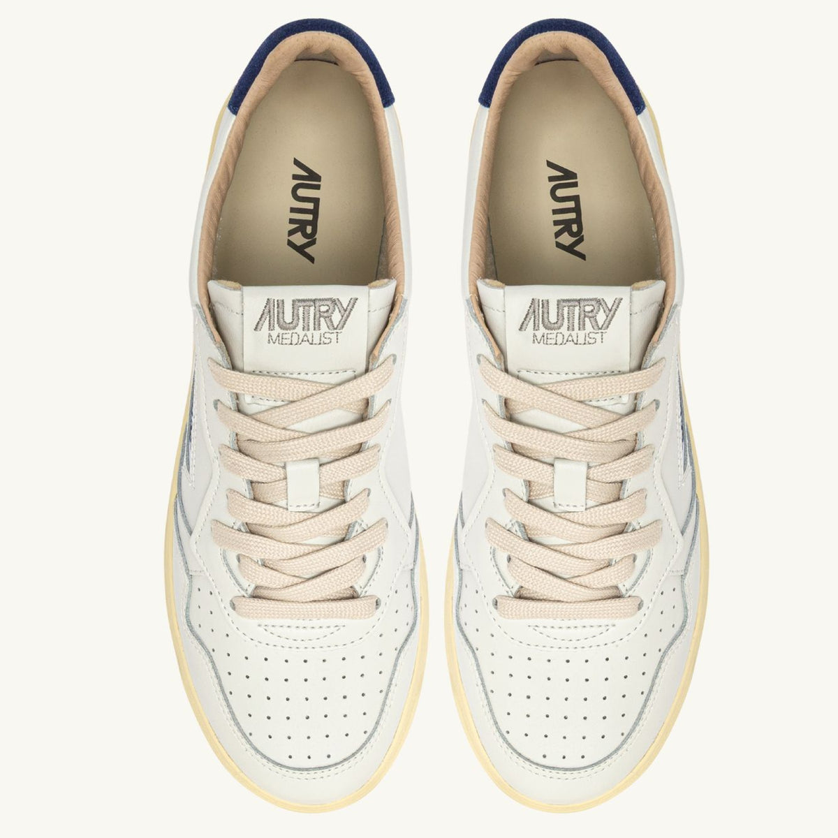 Autry Medalist Low Sneaker Weiß/Blau