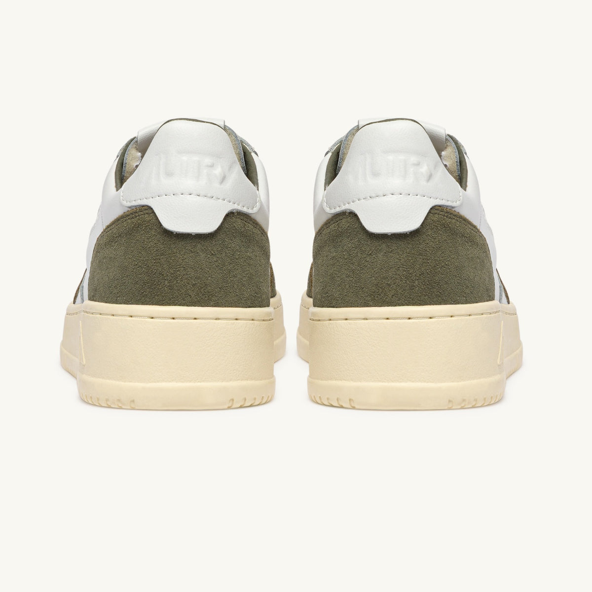 Autry Medalist Low Sneaker Weiß/Dunkelgrün