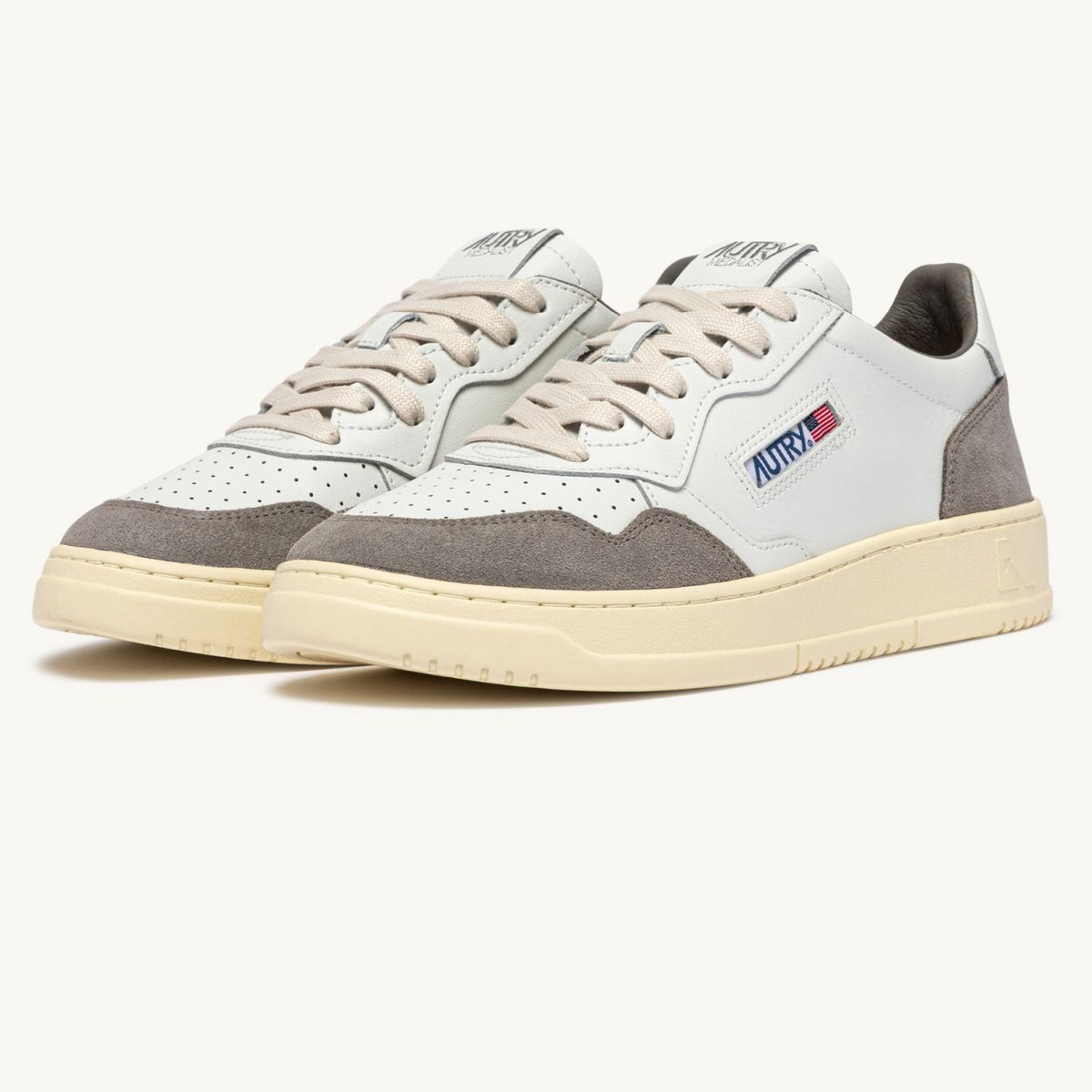 Autry Medalist Low Sneaker Weiß/Grau
