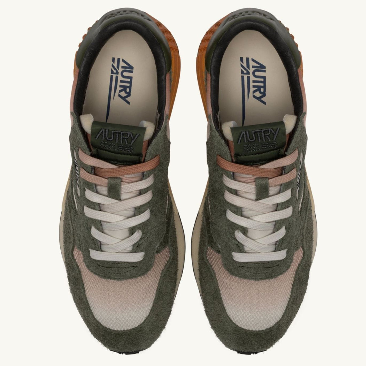 Autry Reelwind Low Sneaker Dunkelgrün