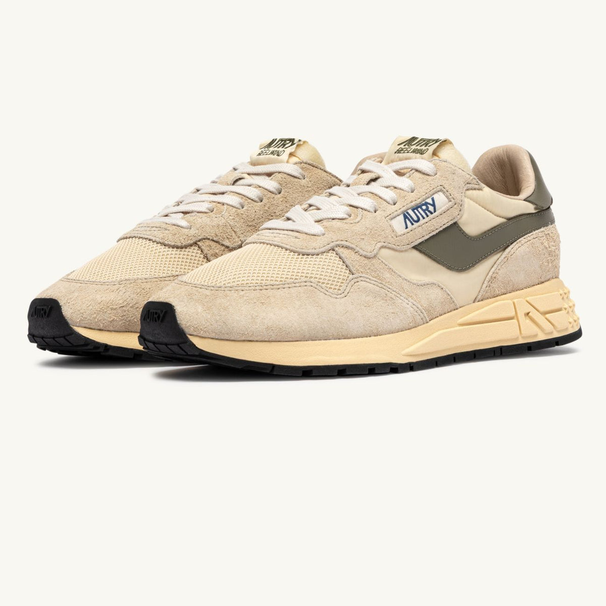 Autry Reelwind Low Sneaker Beige/Grün