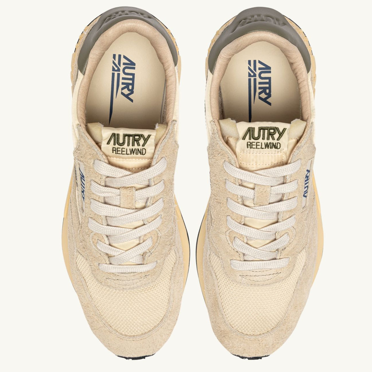Autry Reelwind Low Sneaker Beige/Grün