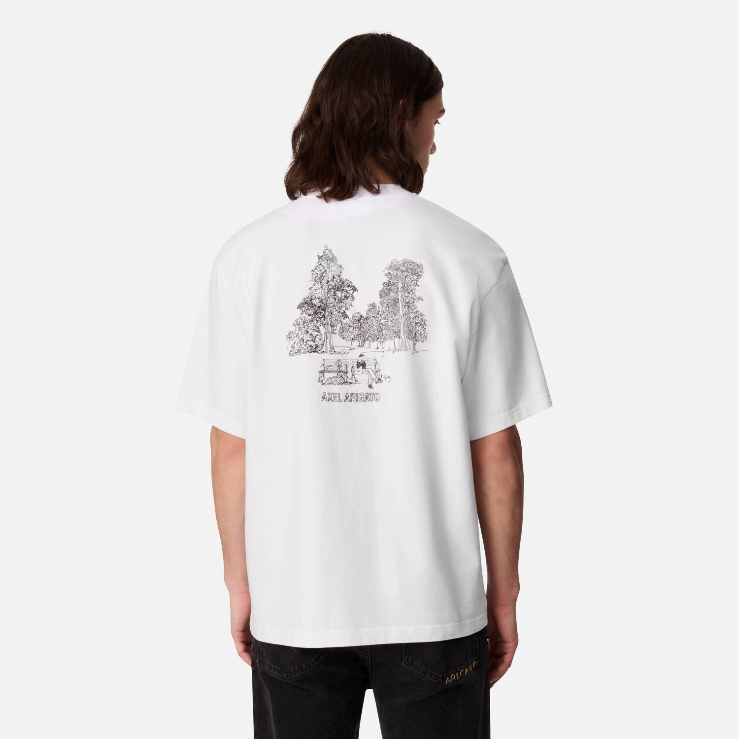 Axel Arigato Forest Sketch T-shirt Weiß