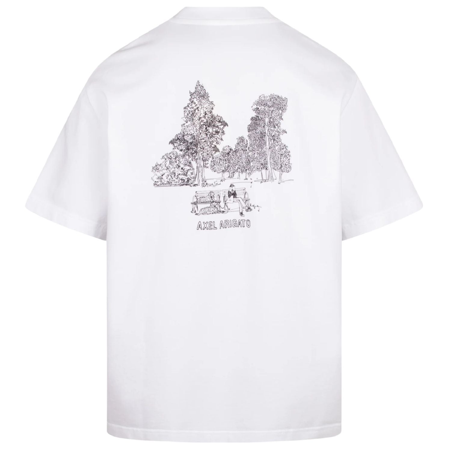 Axel Arigato Forest Sketch T-shirt Weiß