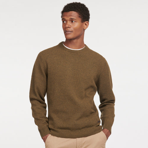 Barbour Essential Patch Sweater Donker Groen