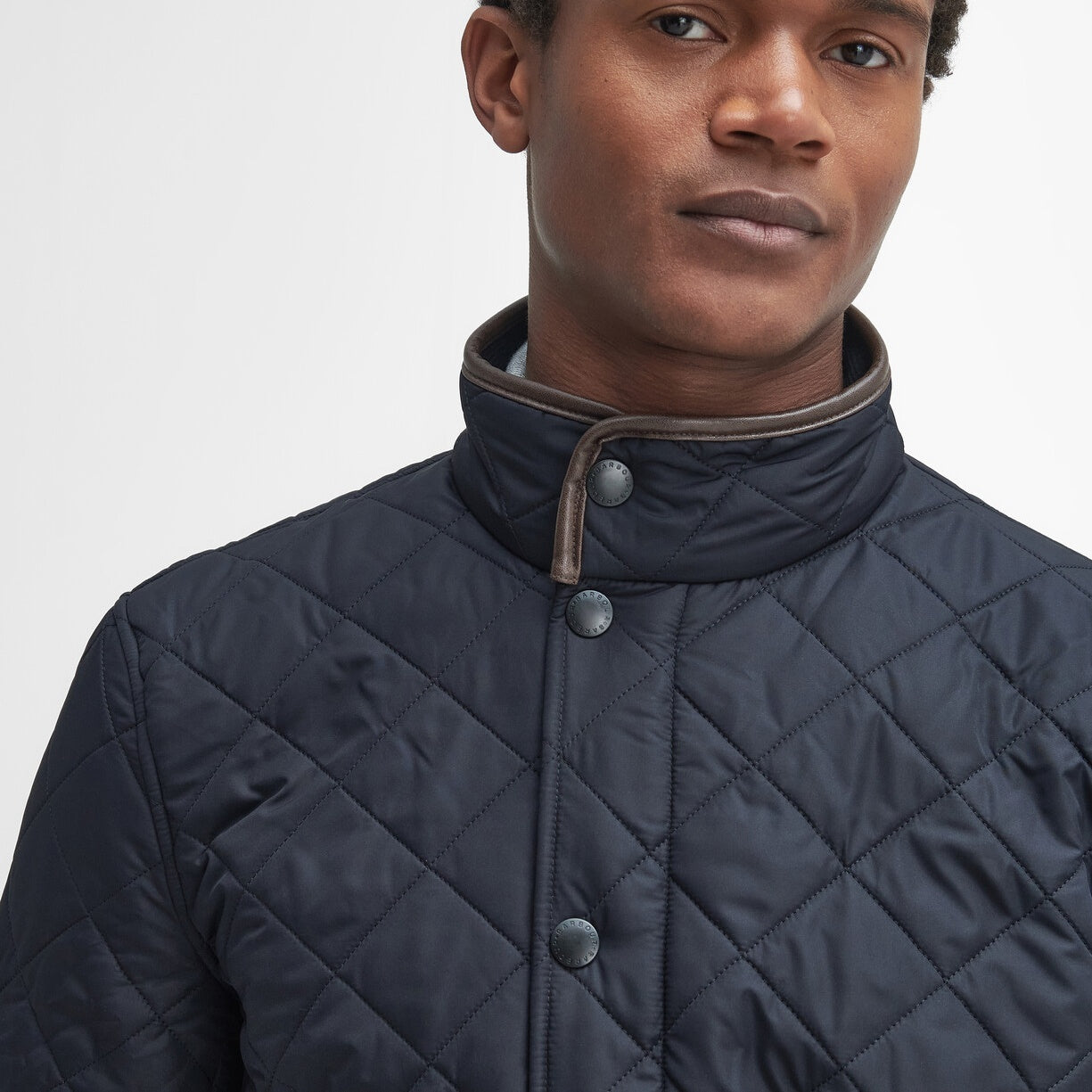 Barbour Powell Quilted Jas Navy