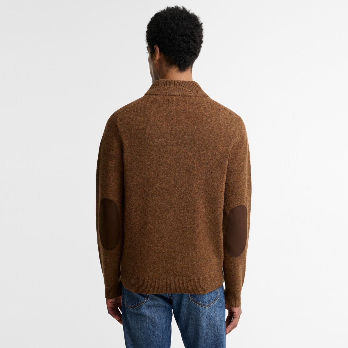Barbour Essential Patch Half-Zip Pullover Braun