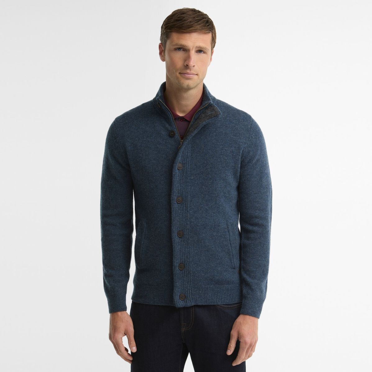 Barbour Essential Patch Weste Dunkelblau