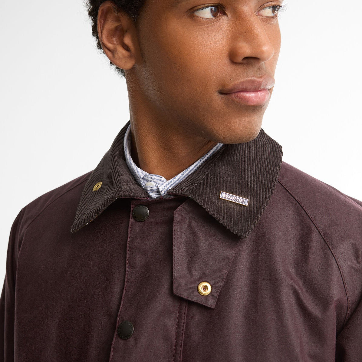 Barbour Icons Beaufort Wax Jacke Bordeaux