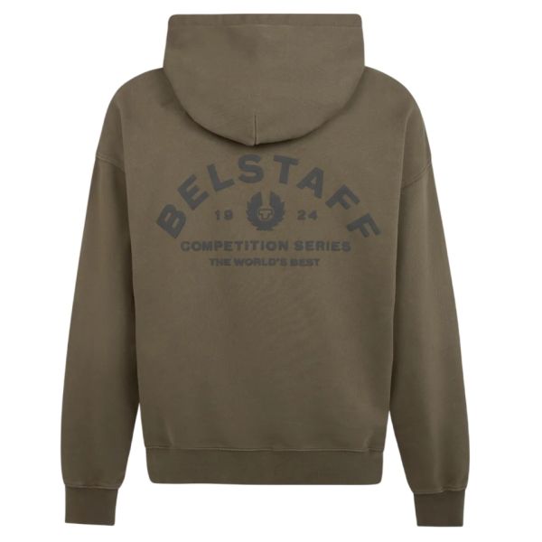 Belstaff Competition Hoodie Donker Groen