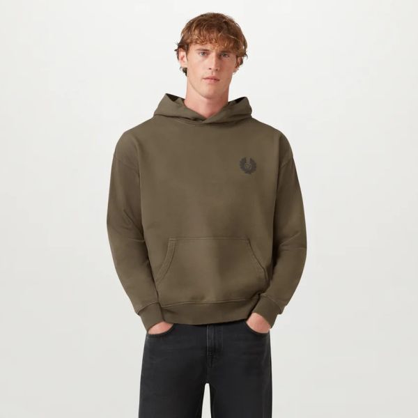 Belstaff Competition Hoodie Donker Groen