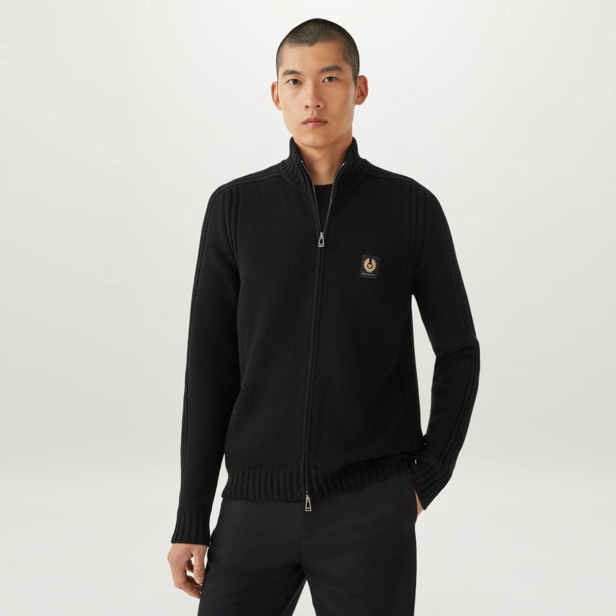 Belstaff Watch Knitted Vest Zwart