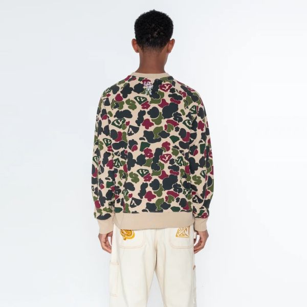 Billionaire Boys Club Duck Camo Sweater Multi Camo