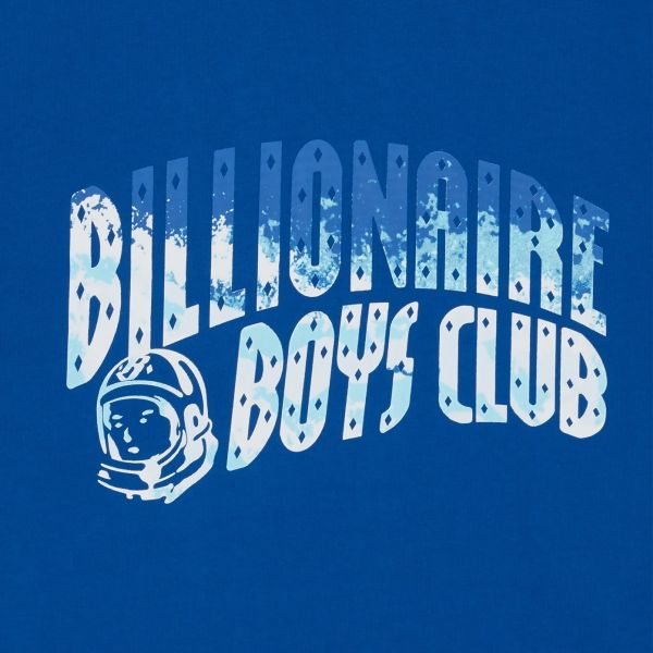 Billionaire Boys Club Great Wave Fill Arch Logo T-shirt Blauw