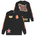 Billionaire Boys Club Multi Graphic Longsleeve T-shirt Zwart