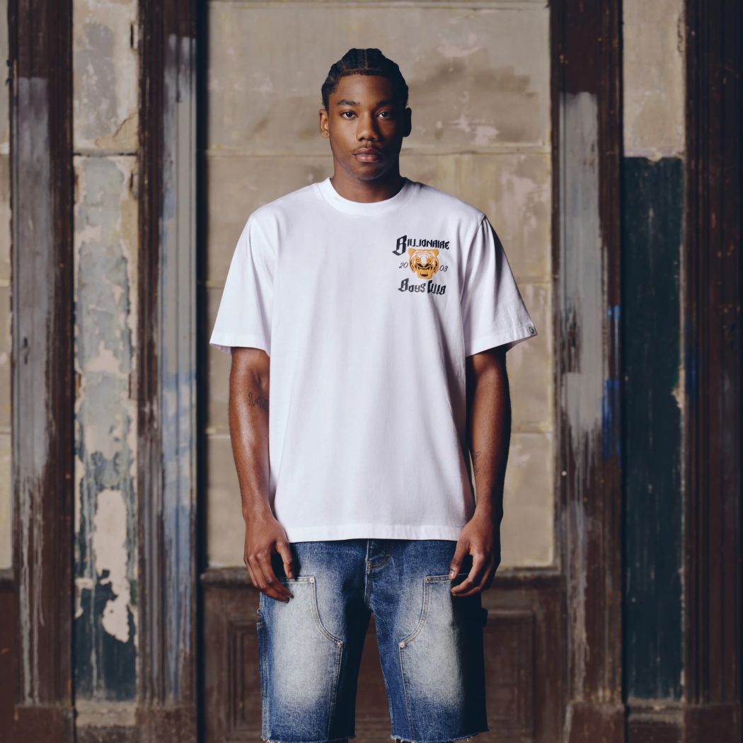 Billionaire Boys Club Tiger Logo T-shirt Wit