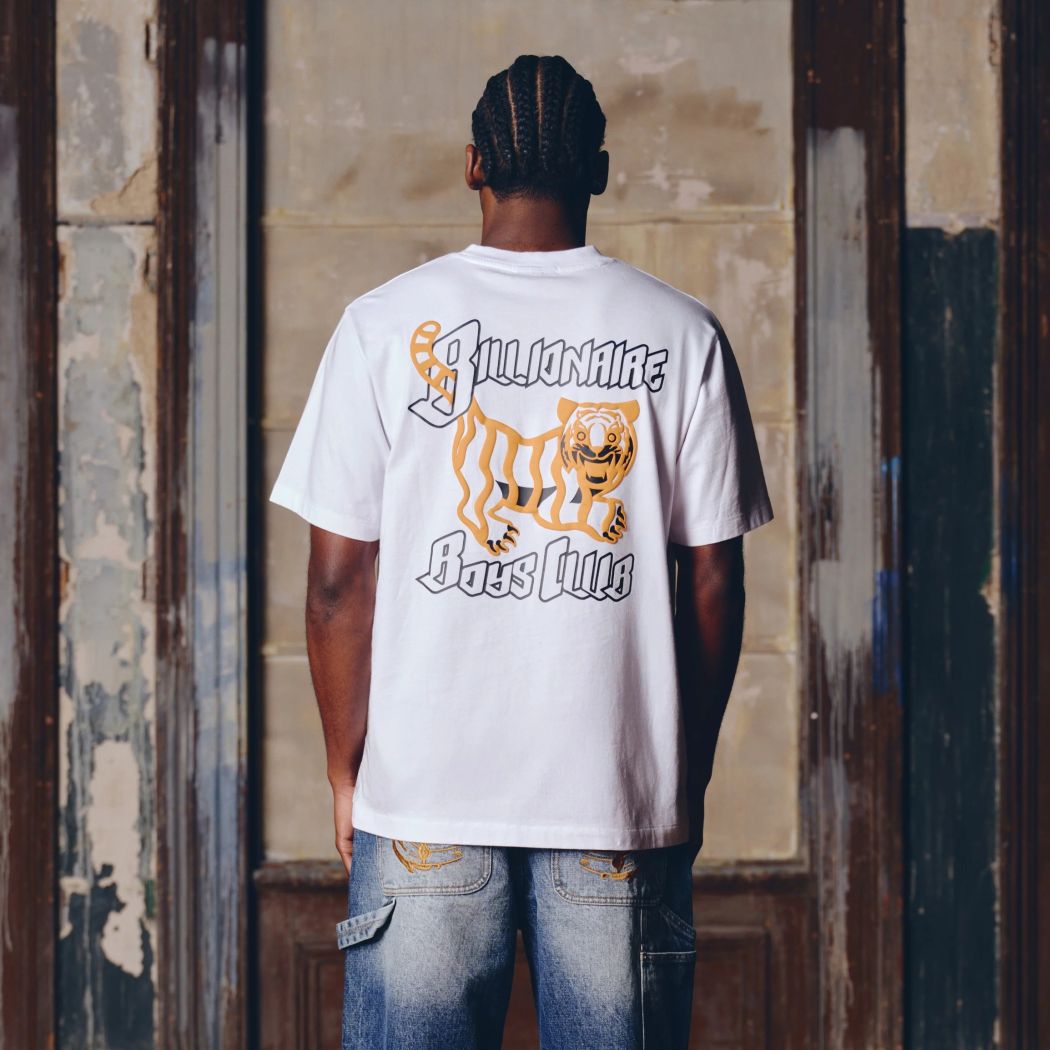 Billionaire Boys Club Tiger Logo T-shirt Wit