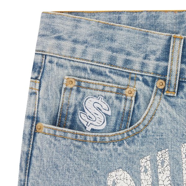 Billionaire Boys Club Arch Logo Jeans Licht Blauw