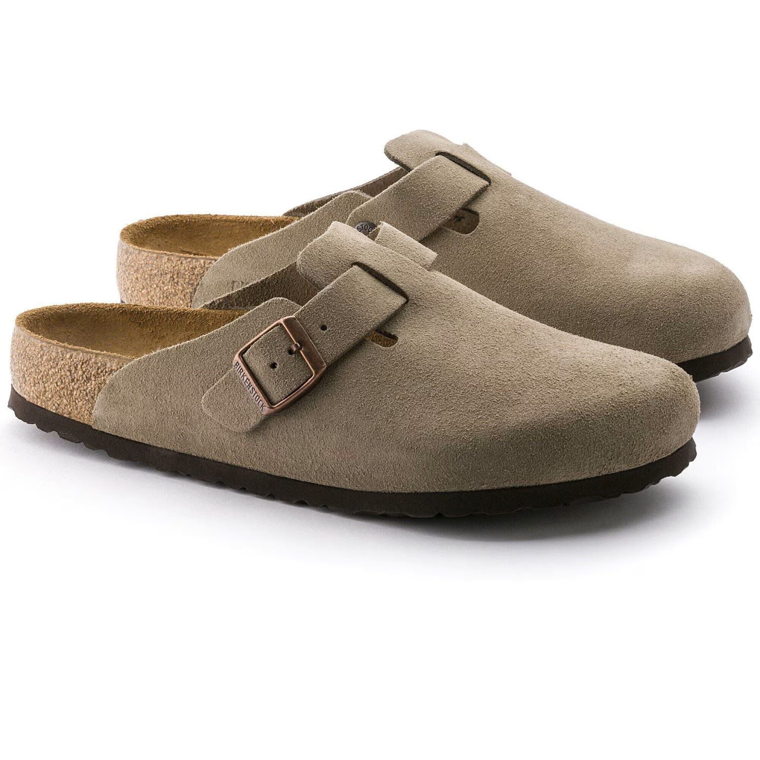 Birkenstock Boston Soft Regular Pantoffel Beige
