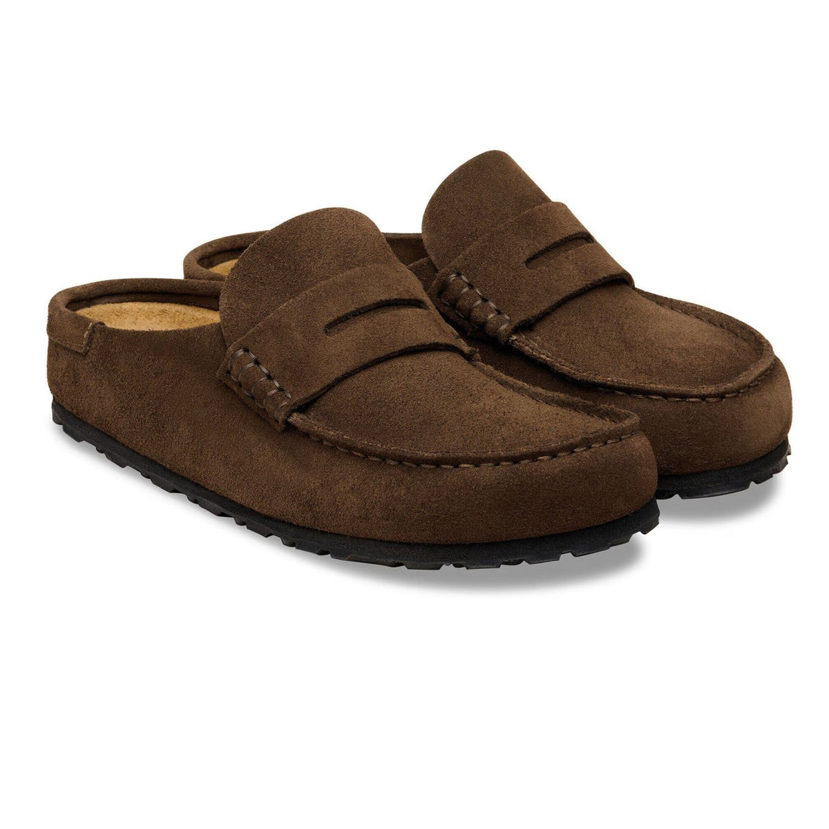 Birkenstock Naples Wrapped Pantoffel Braun