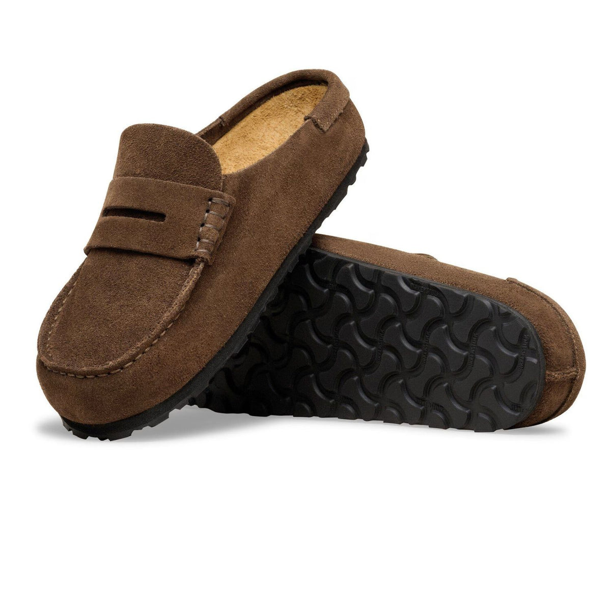 Birkenstock Naples Wrapped Pantoffel Braun