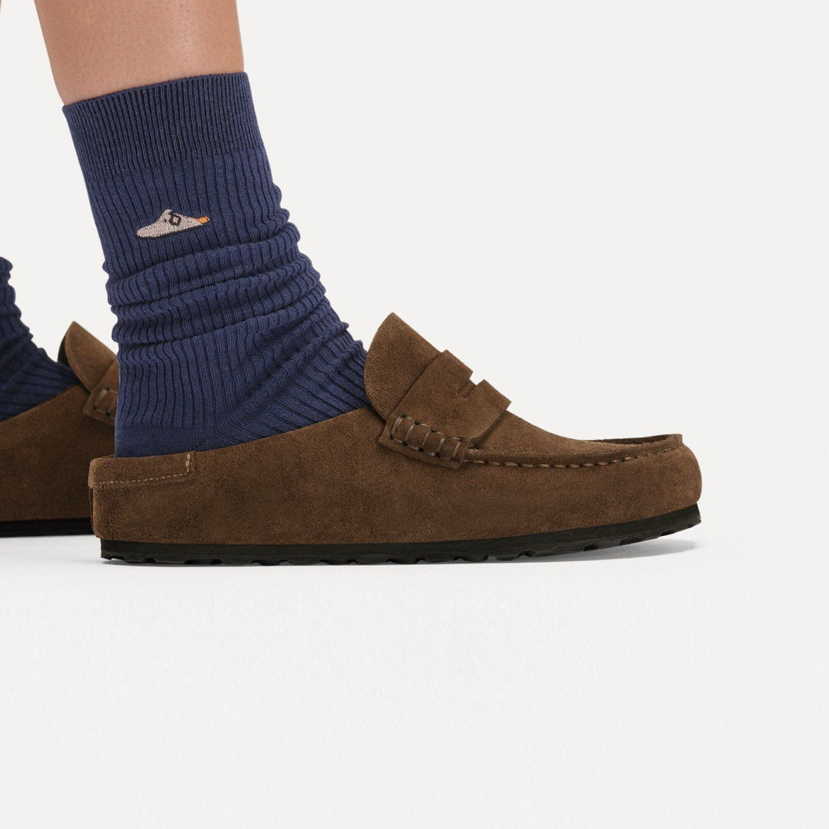 Birkenstock Naples Wrapped Pantoffel Braun