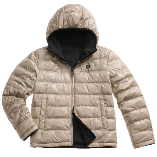Blauer Ballard Jas Zwart