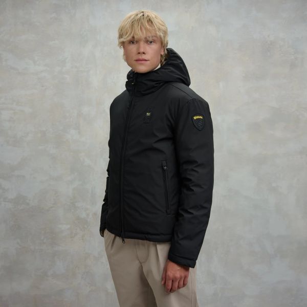 Blauer Ballard Jas Zwart