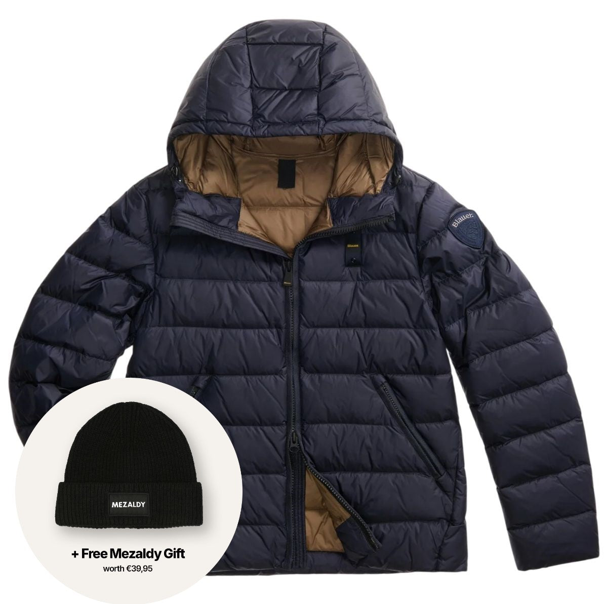 Blauer Acton Jacke Marine
